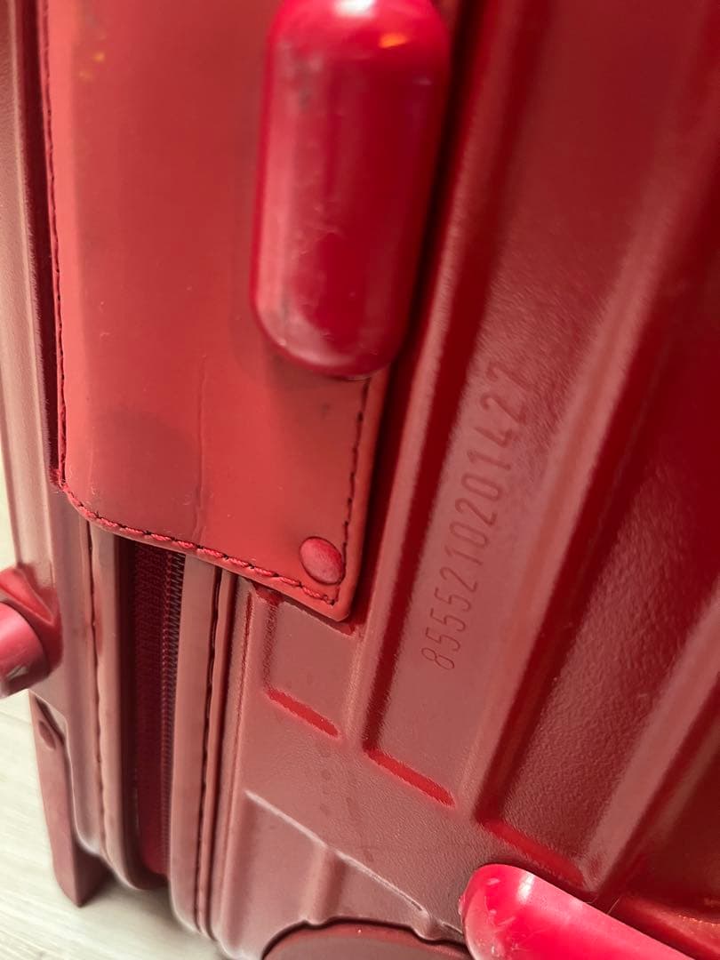 【ジャンク・破損あり】RIMOWAリモワ サルサ 35L機内持込み2輪廃盤品 赤