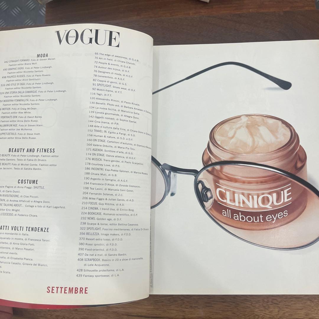 VOGUE Italia 1998年9月号