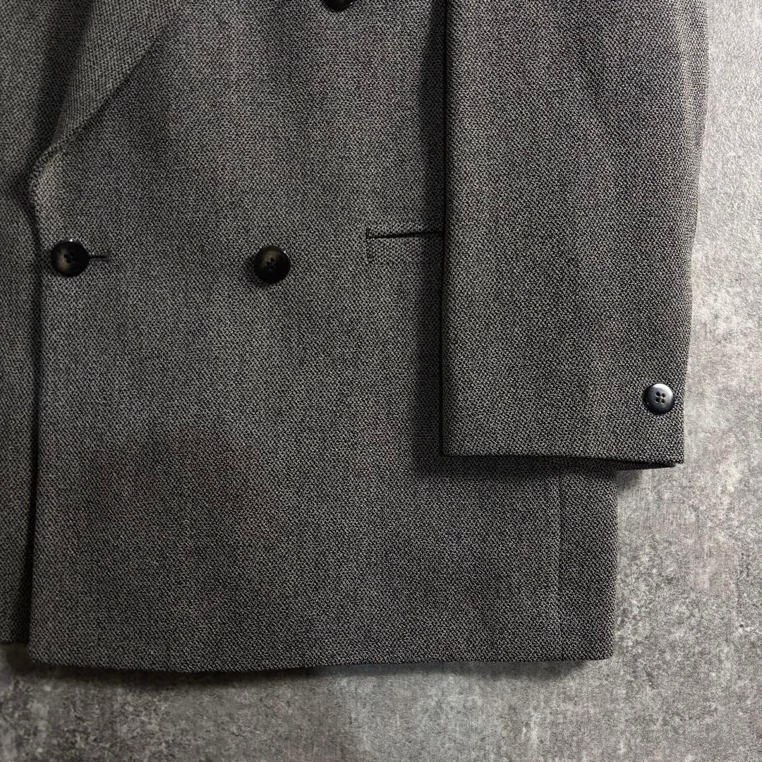 【LOST】セットアップ ダブルスーツ 霜降りグレー GIVENCHYネクタイ