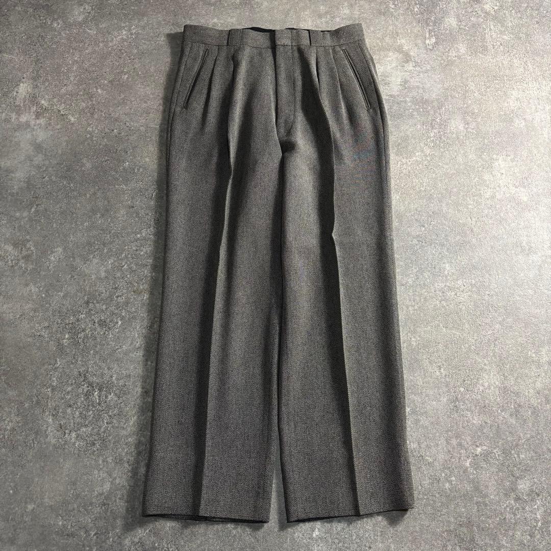 【LOST】セットアップ ダブルスーツ 霜降りグレー GIVENCHYネクタイ