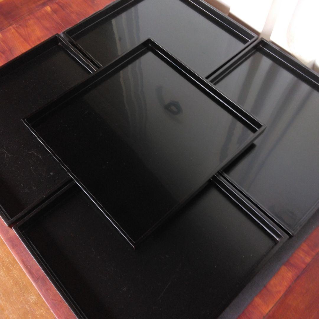 懐石膳　漆塗り　木製