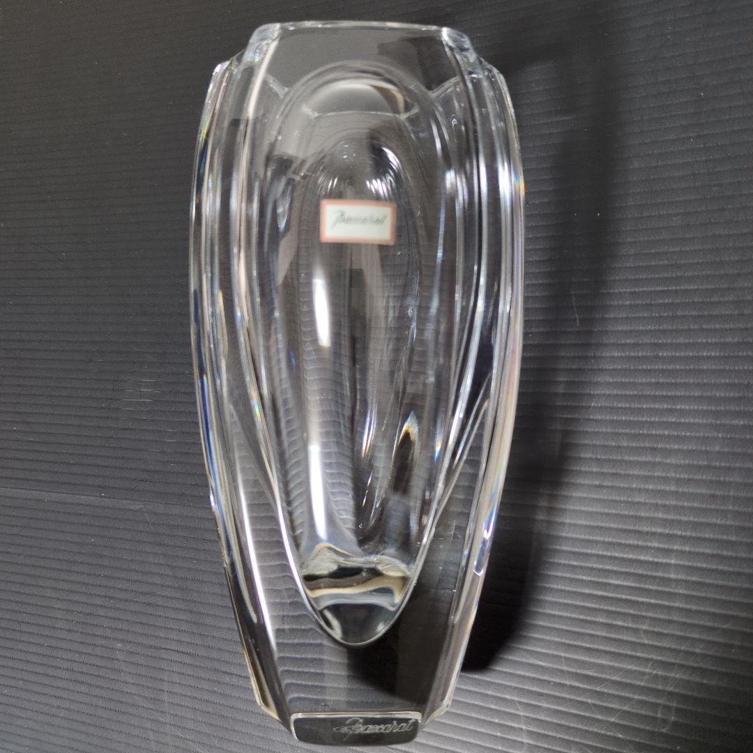 （貴重）Baccarat 花瓶　ベース　六角形　ヘキサゴン　ブートンドール