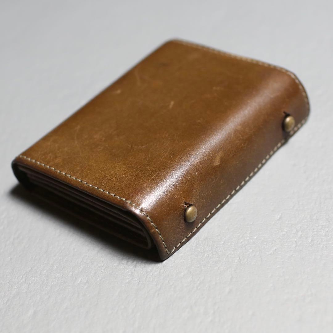 雰囲気抜群◎ m+ エムピウ P25 レザー財布 millefoglie Ⅱ