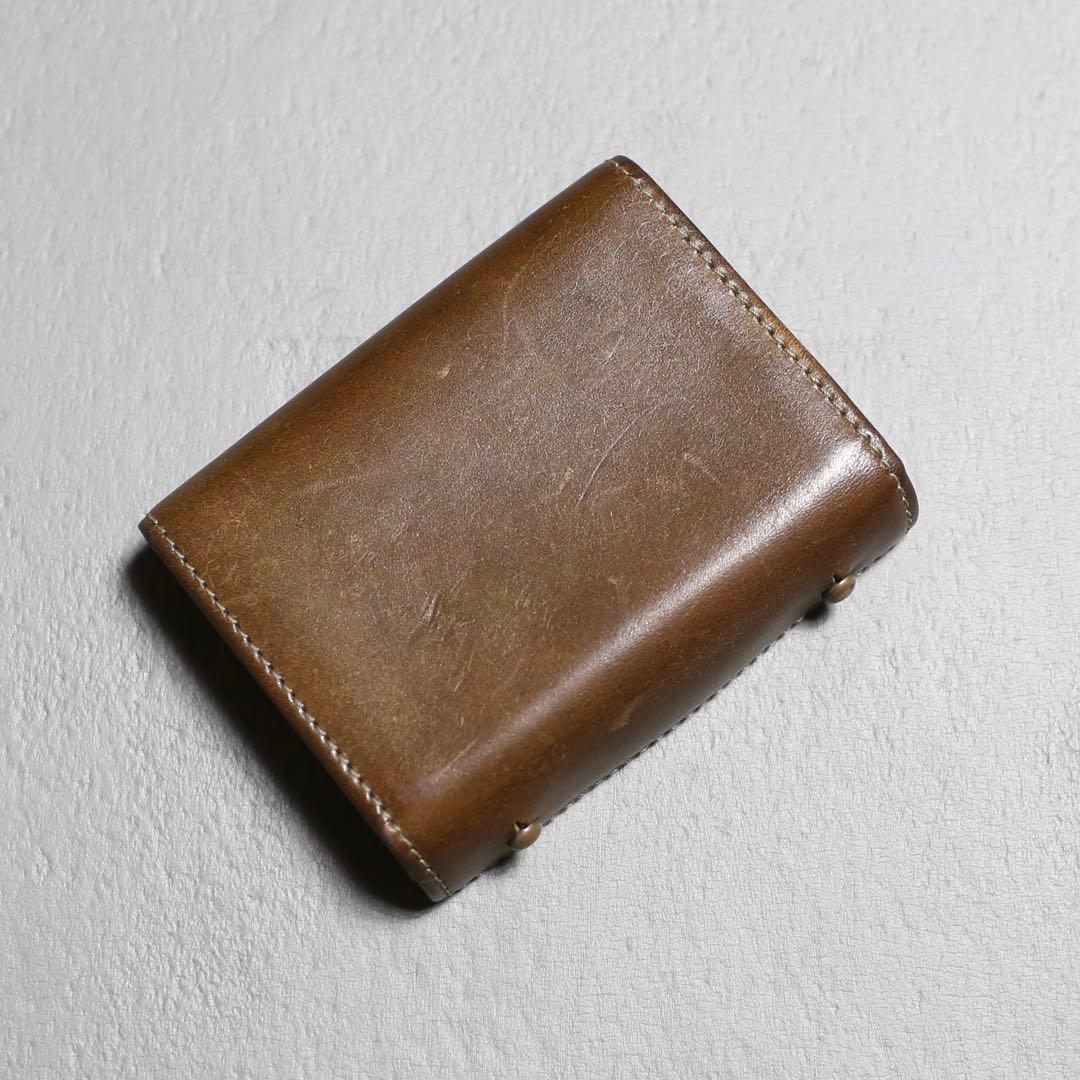 雰囲気抜群◎ m+ エムピウ P25 レザー財布 millefoglie Ⅱ