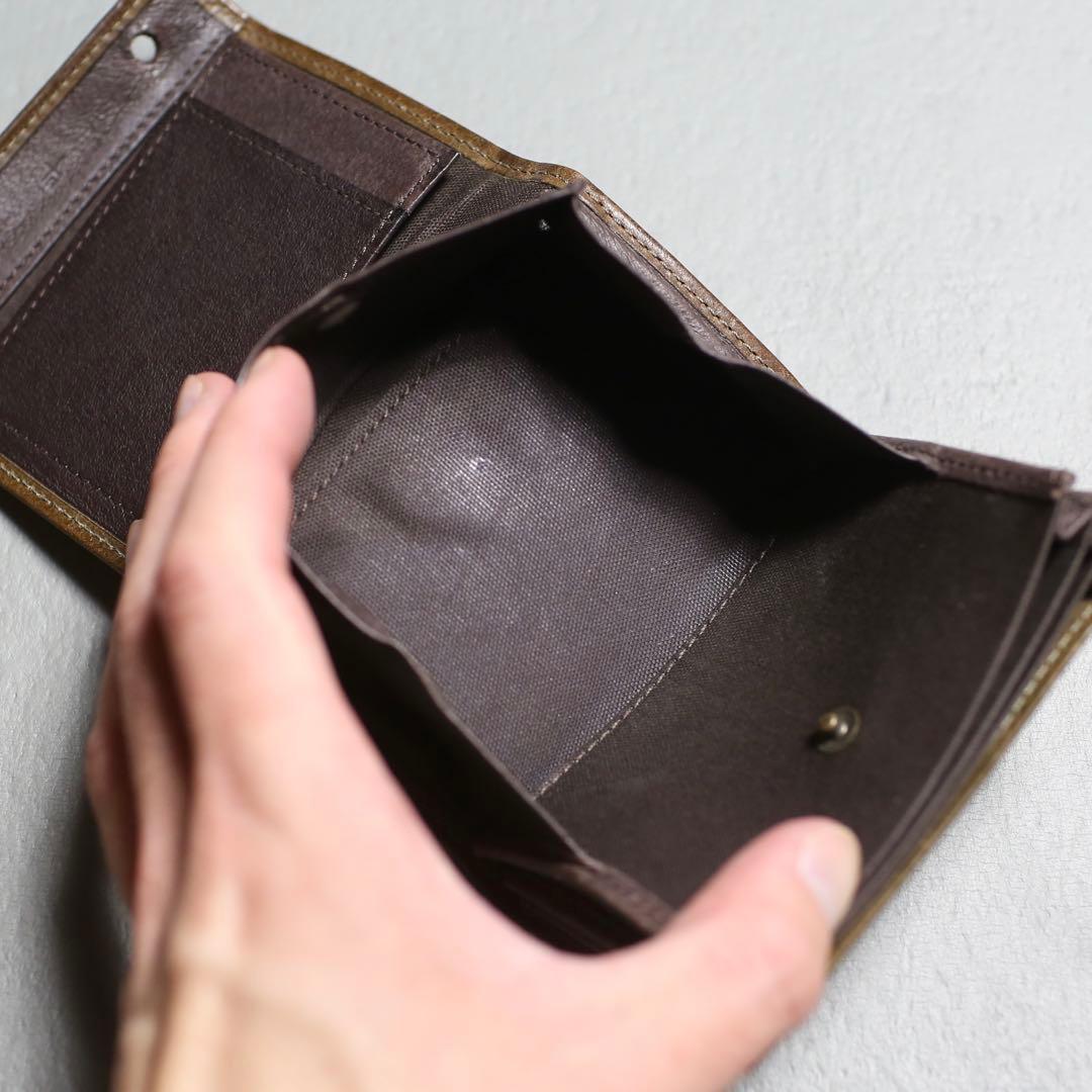 雰囲気抜群◎ m+ エムピウ P25 レザー財布 millefoglie Ⅱ