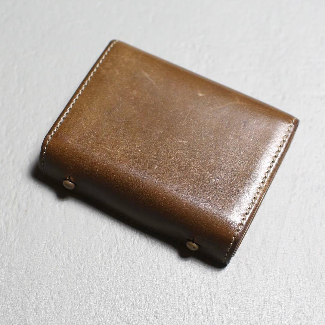 雰囲気抜群◎ m+ エムピウ P25 レザー財布 millefoglie Ⅱ