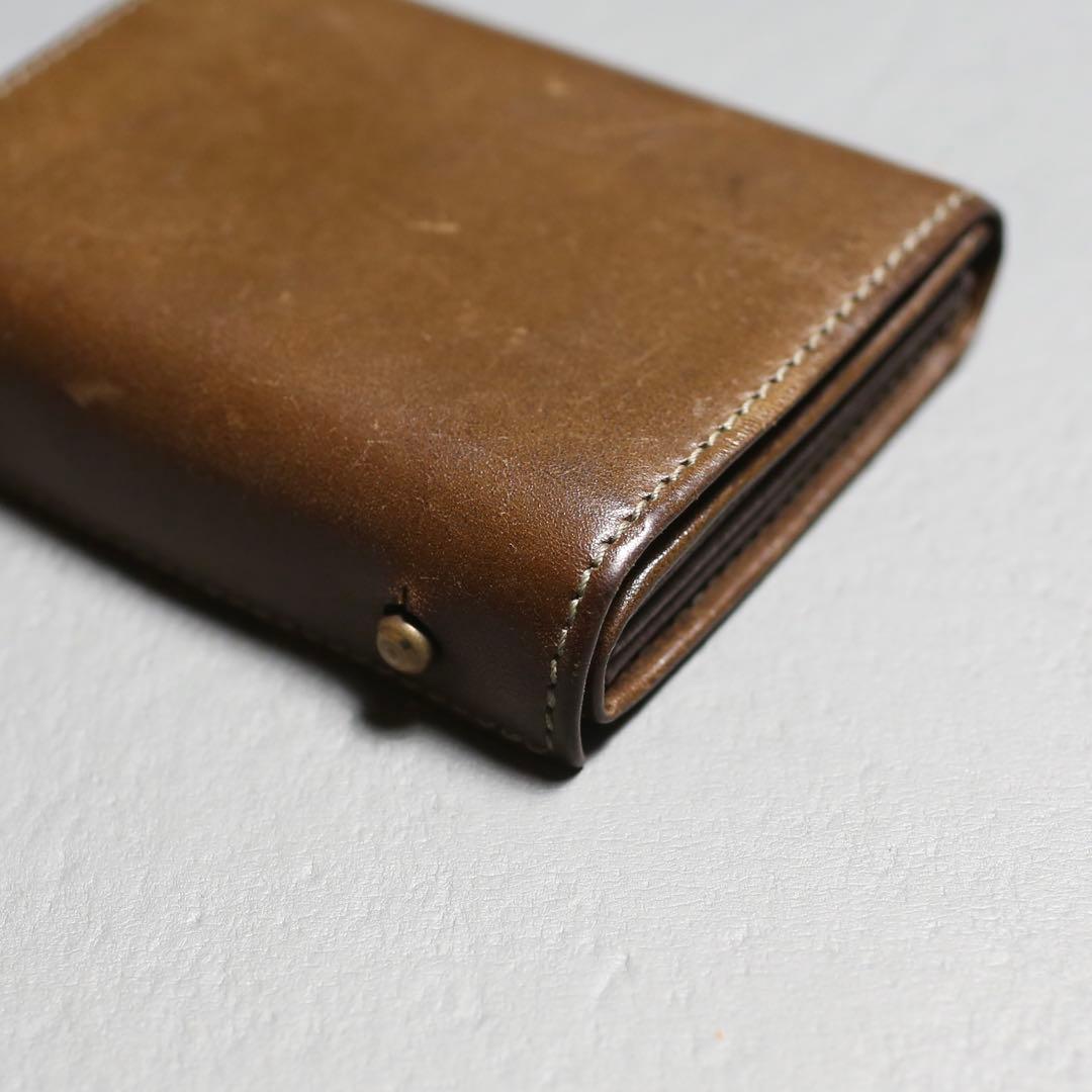 雰囲気抜群◎ m+ エムピウ P25 レザー財布 millefoglie Ⅱ