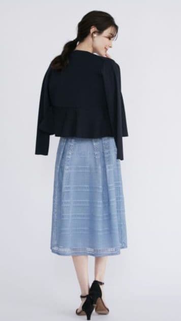 新品♡新作タグ付マーリエ ル カセットエフデ大きいサイズ17号カーディガン