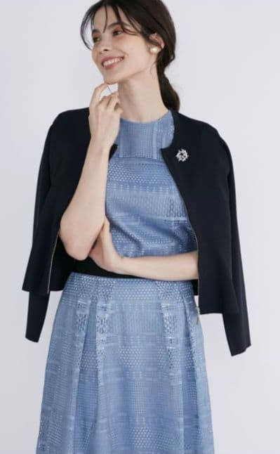 新品♡新作タグ付マーリエ ル カセットエフデ大きいサイズ17号カーディガン