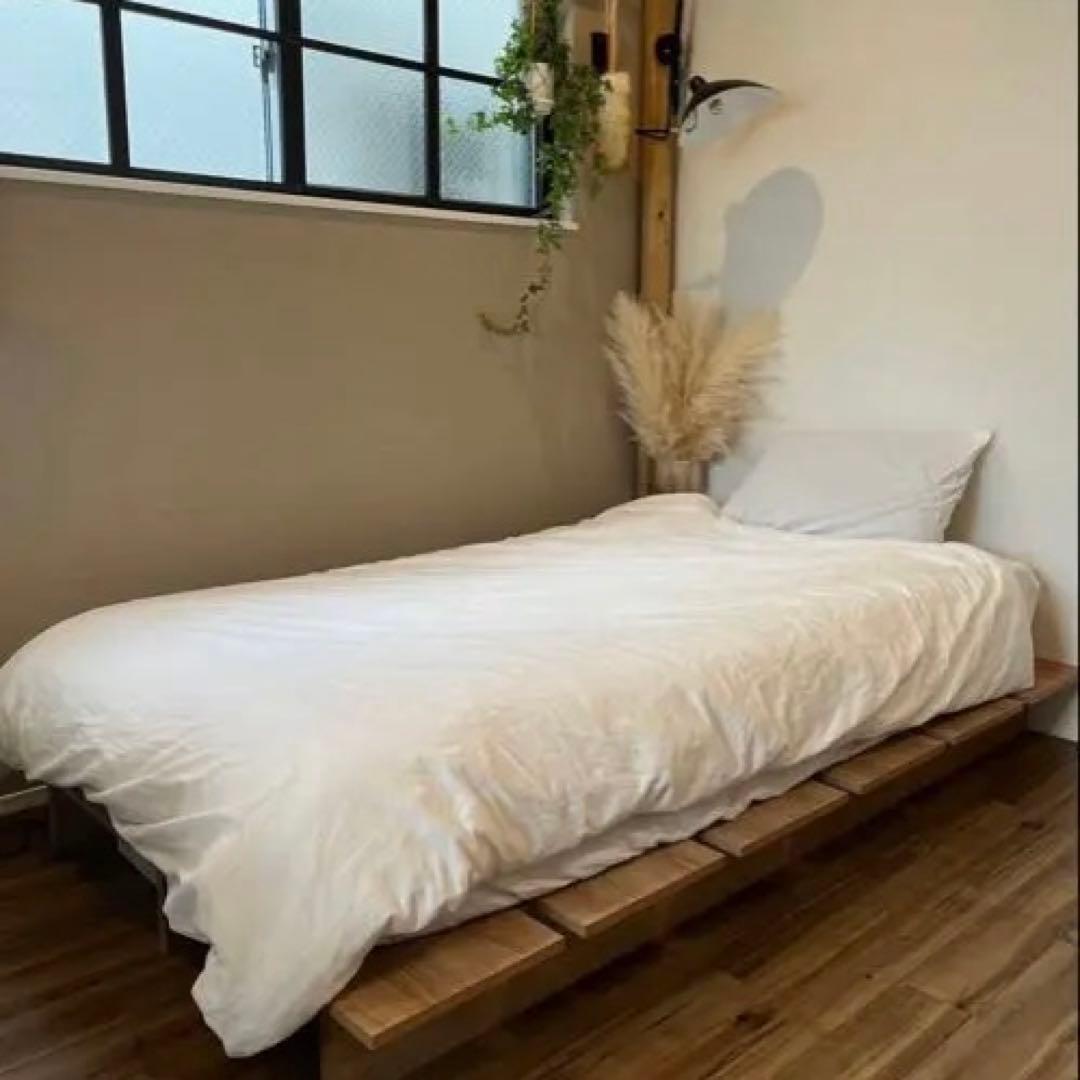 【送料込み・処分価格】LOWYA すのこベッド シングル