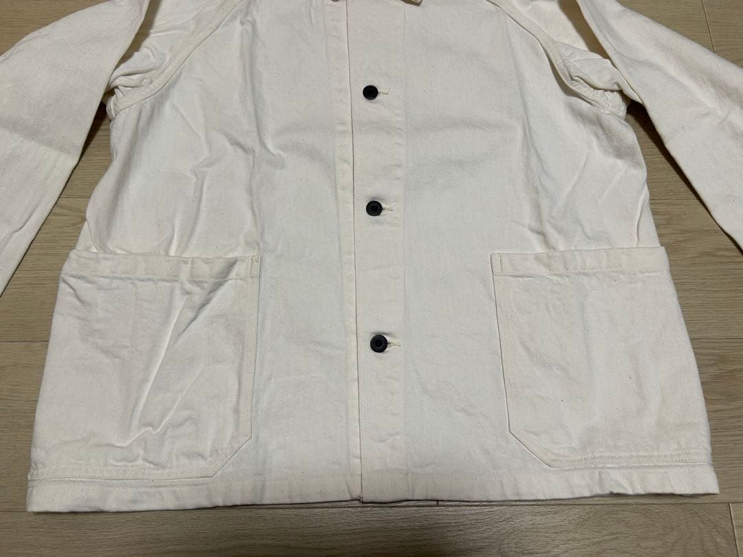 NAOSHIYA CUSTOM FACTORY カバーオール 生成り サイズL