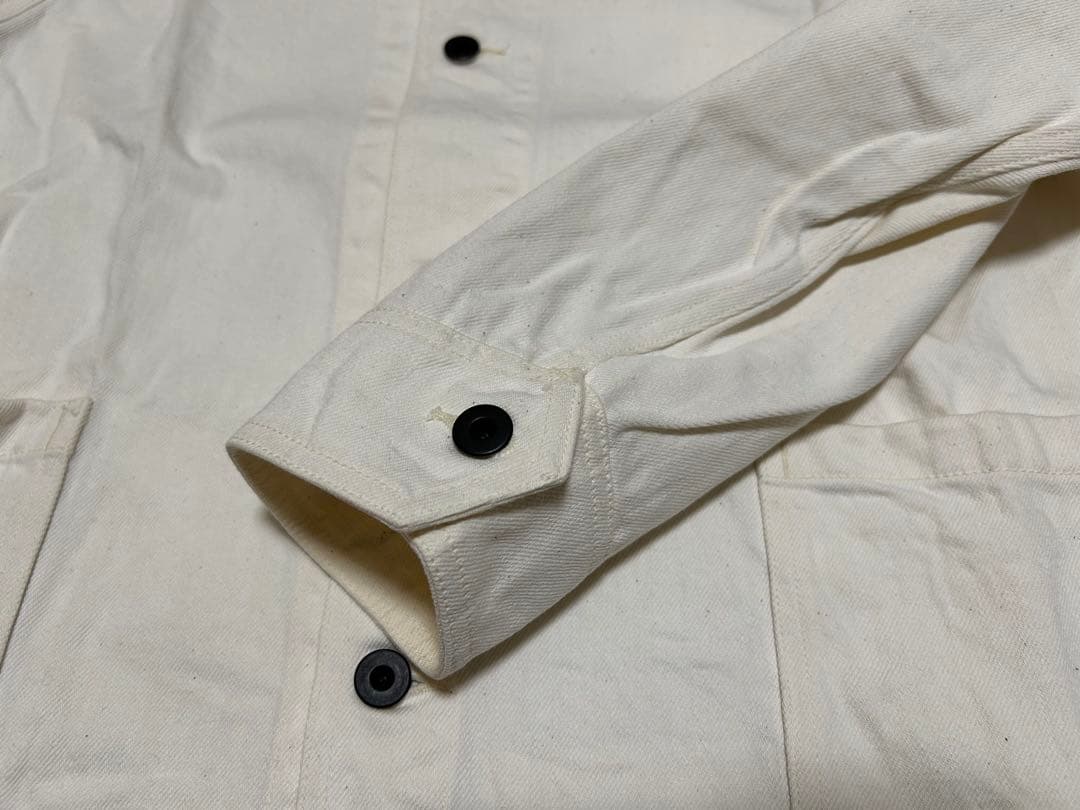 NAOSHIYA CUSTOM FACTORY カバーオール 生成り サイズL