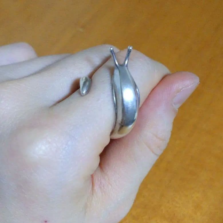 【最終値下げ】限定品　シルバーリング　ナメクジ　アトリエpuchuco　福田英生