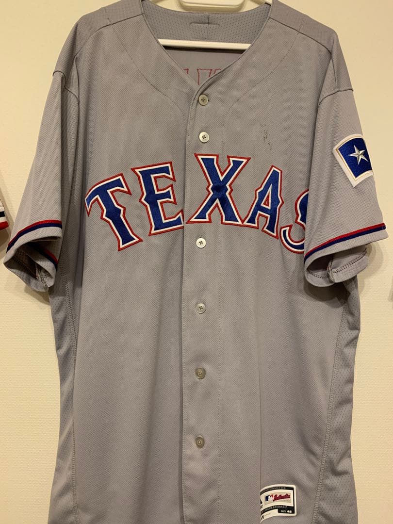 テキサスレンジャーズ 元ヤクルトスワローズ　バーネットユニフォーム サイズ46