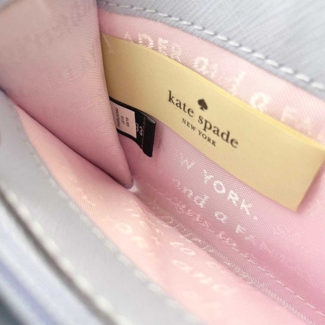 ケイトスペード 長財布 バン バス 車 花柄 モチーフ レザー 新品