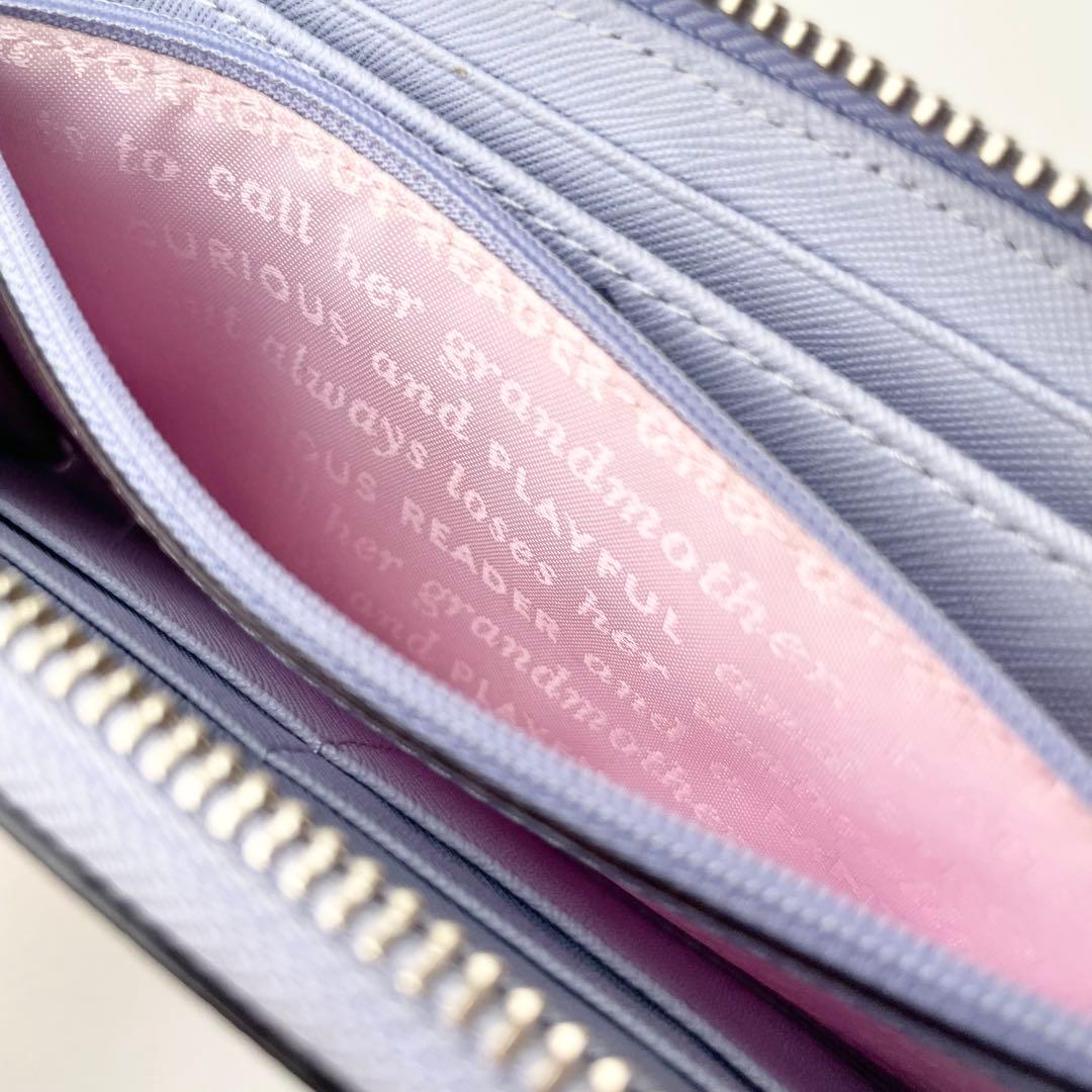 ケイトスペード 長財布 バン バス 車 花柄 モチーフ レザー 新品