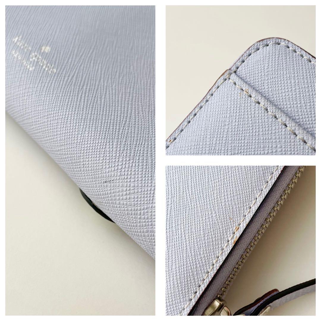 ケイトスペード 長財布 バン バス 車 花柄 モチーフ レザー 新品