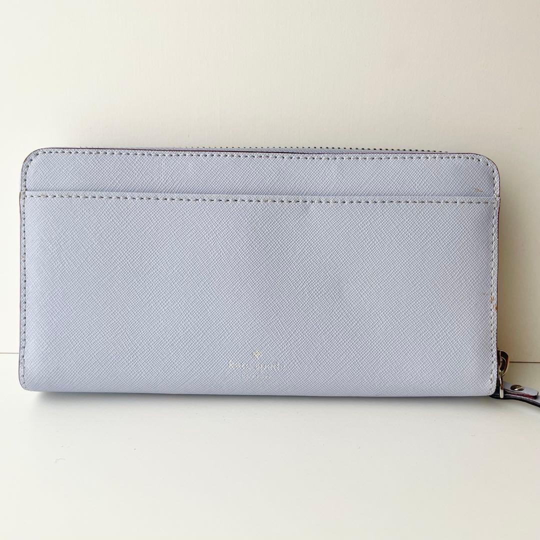 ケイトスペード 長財布 バン バス 車 花柄 モチーフ レザー 新品