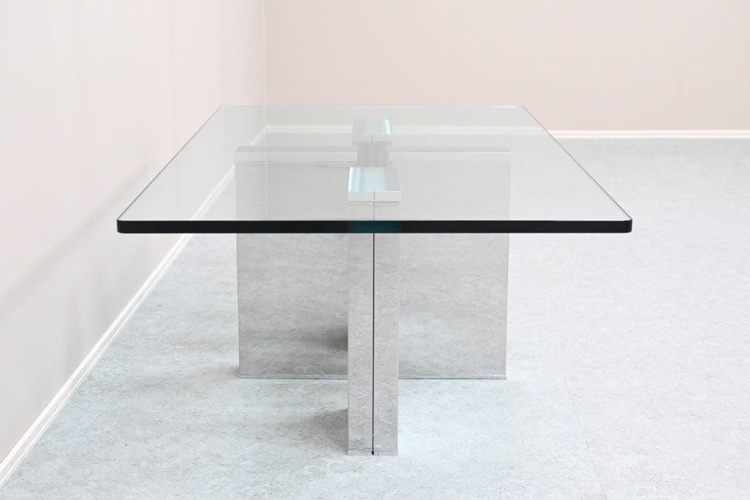 VARO,S.A. VALENTI バロッサバレンティ ガラス センターテーブル