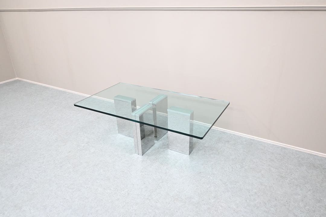 VARO,S.A. VALENTI バロッサバレンティ ガラス センターテーブル