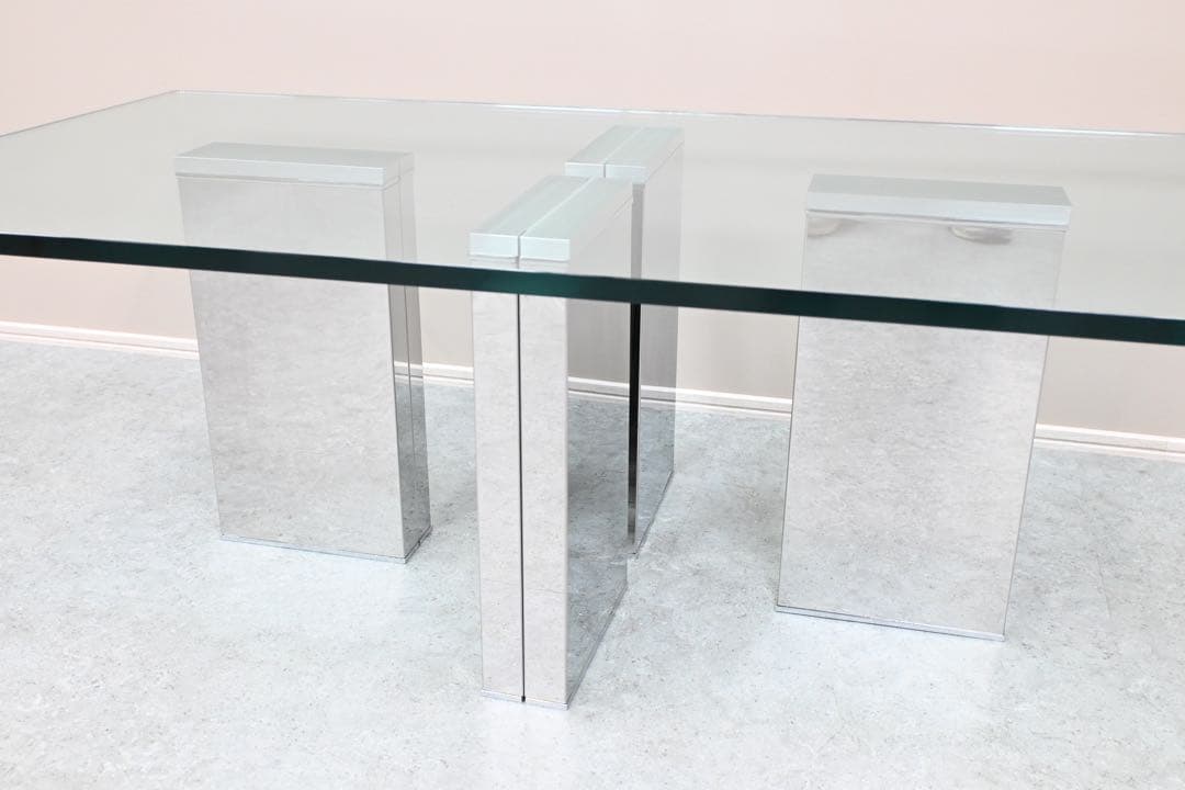 VARO,S.A. VALENTI バロッサバレンティ ガラス センターテーブル