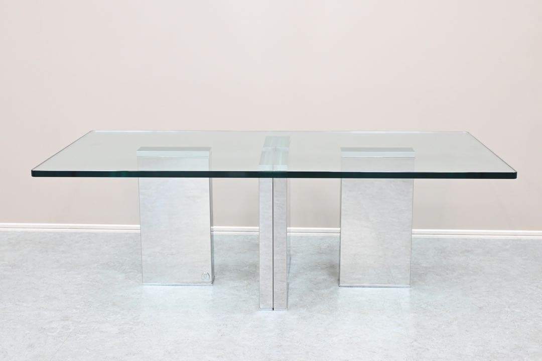 VARO,S.A. VALENTI バロッサバレンティ ガラス センターテーブル