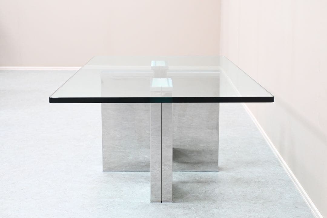 VARO,S.A. VALENTI バロッサバレンティ ガラス センターテーブル