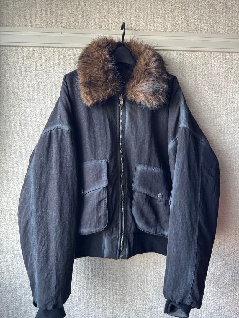 ballsy brothers fur flight jacket Lサイズ