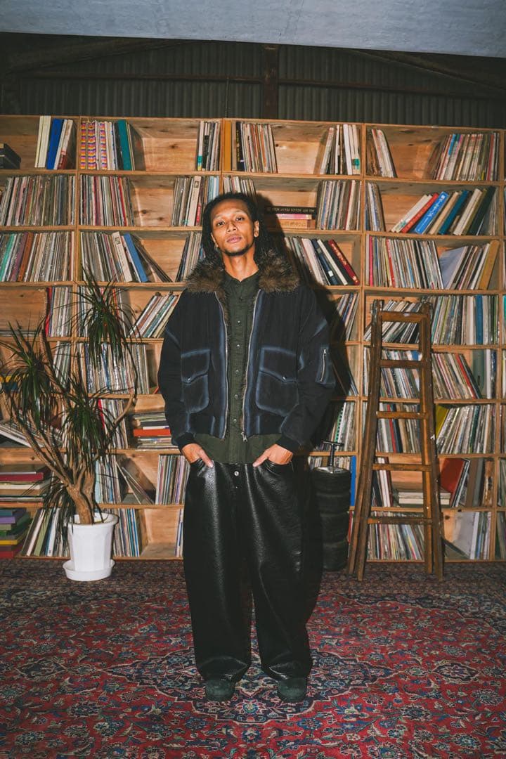 ballsy brothers fur flight jacket Lサイズ