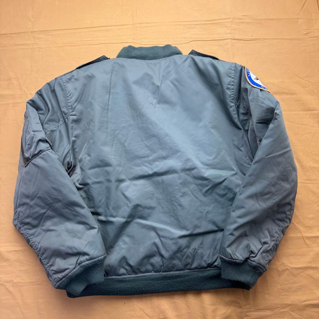 MA-1 MA1 フライトジャケット　グリーン　ワッペン　Tomcat