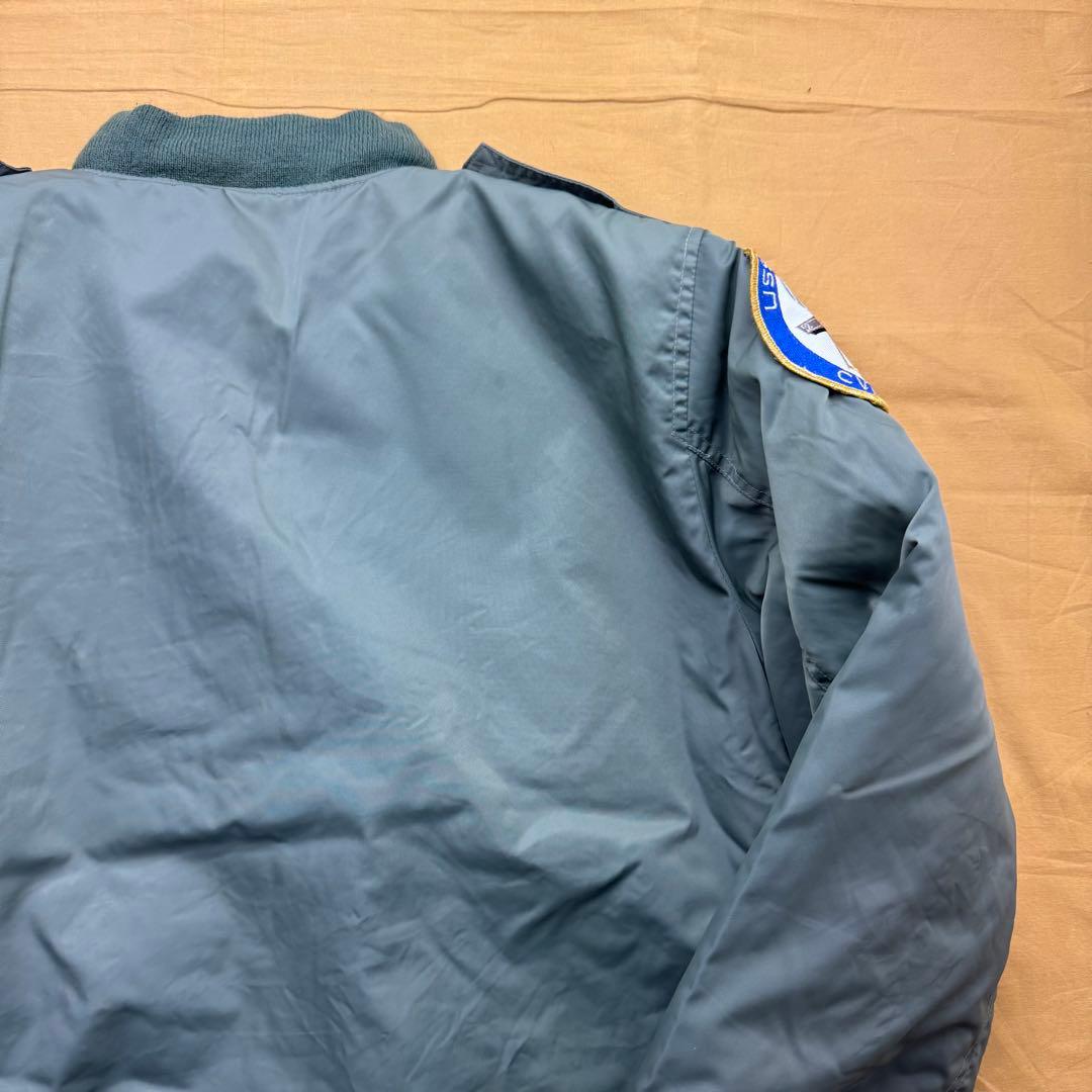 MA-1 MA1 フライトジャケット　グリーン　ワッペン　Tomcat