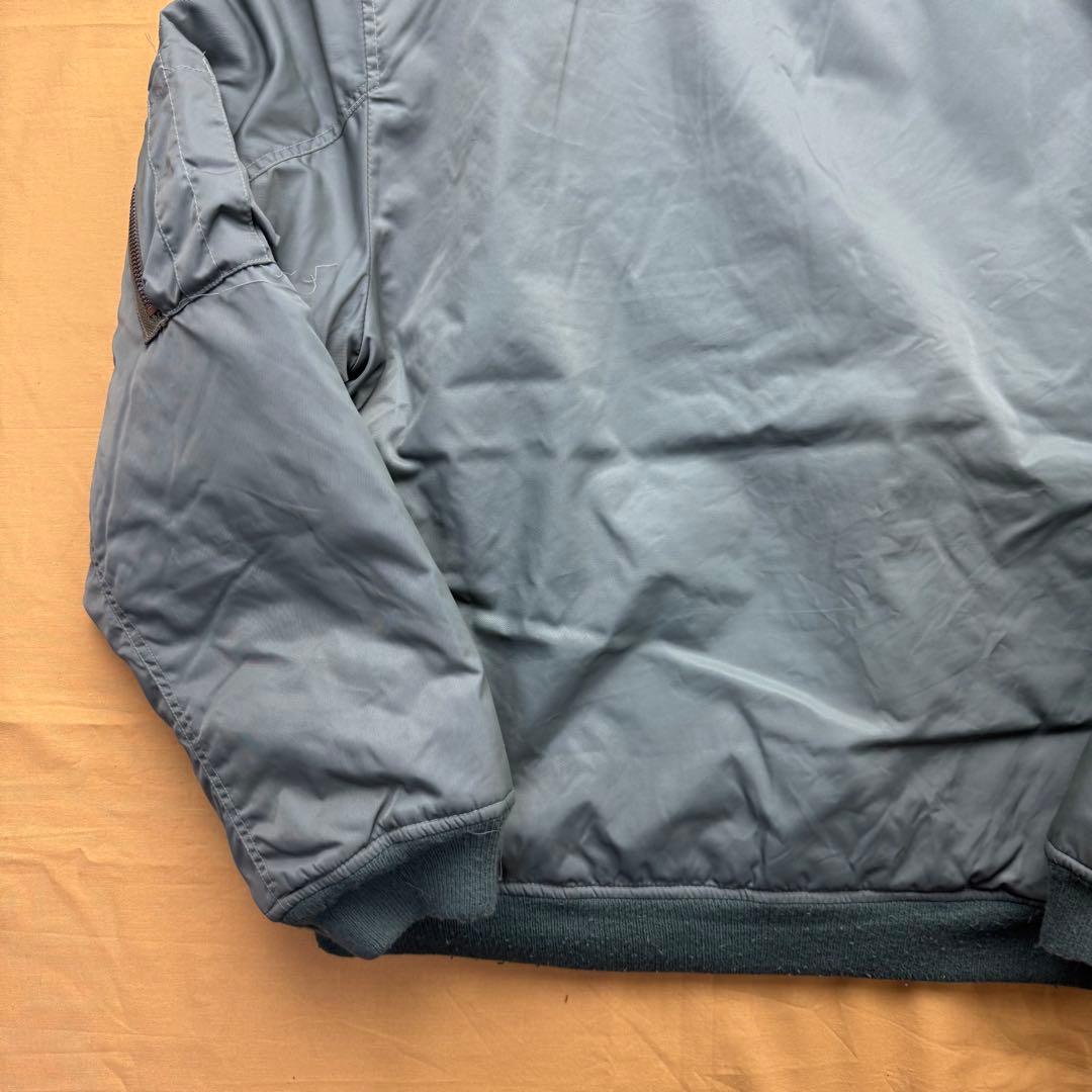 MA-1 MA1 フライトジャケット　グリーン　ワッペン　Tomcat