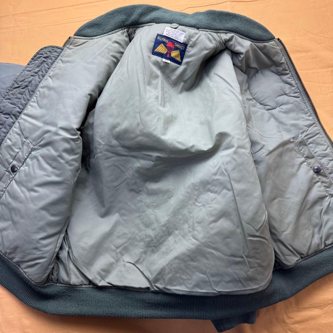 MA-1 MA1 フライトジャケット　グリーン　ワッペン　Tomcat