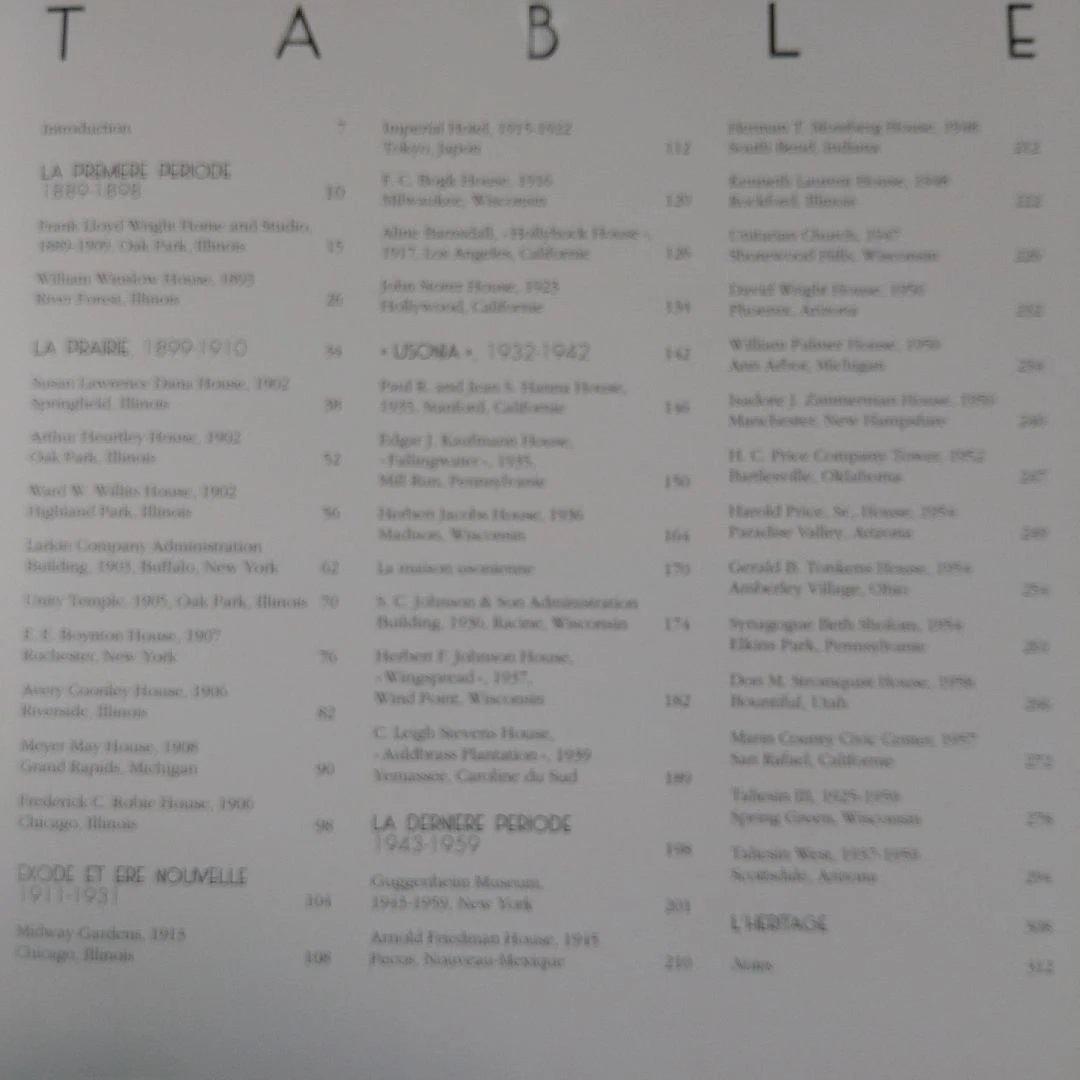 洋書 Frank Lloyd Wright. Les chefs-d'oeuvre