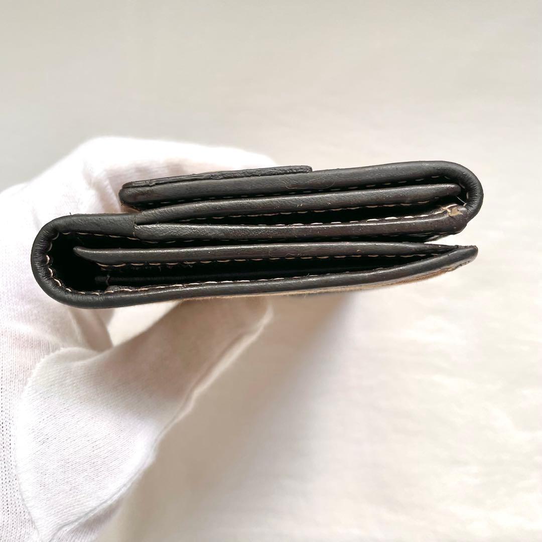 GUCCI グッチ 長財布 GGキャンバス ロゴプレート ブラウン 1201-⑦