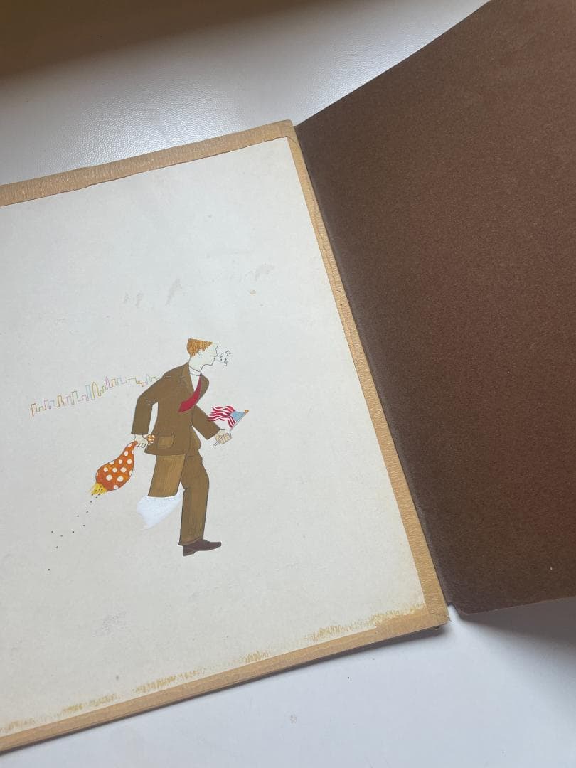 ナサニエル・ウェスト原画表紙版下一点物『クール・ミリオン』60年代制作資料