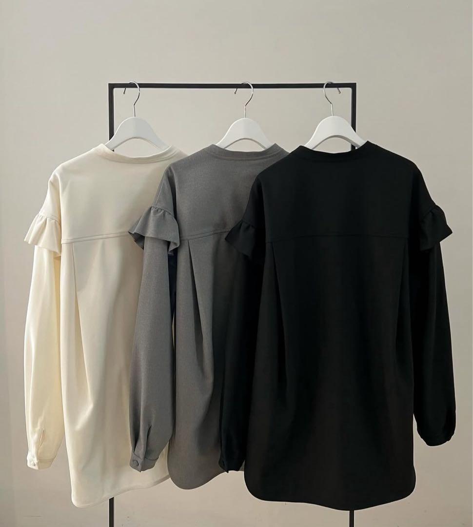 【新品未使用】ロージーモンスター　ウォーミーラッフルチュニック　ブラック