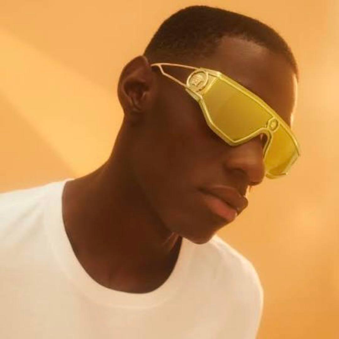 【激レア商品】ヴェルサーチ メデューサ ゴールドミラー サングラス メンズ