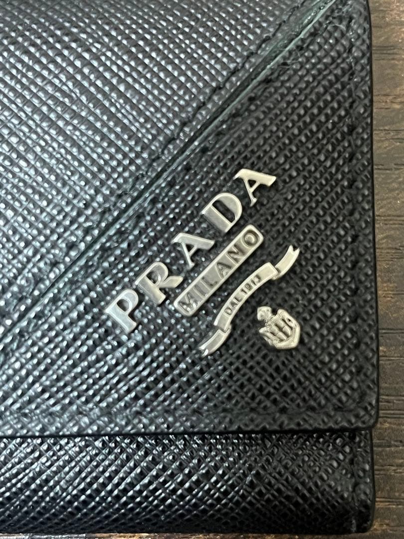 PRADA Saffiano l キーケース ブラック