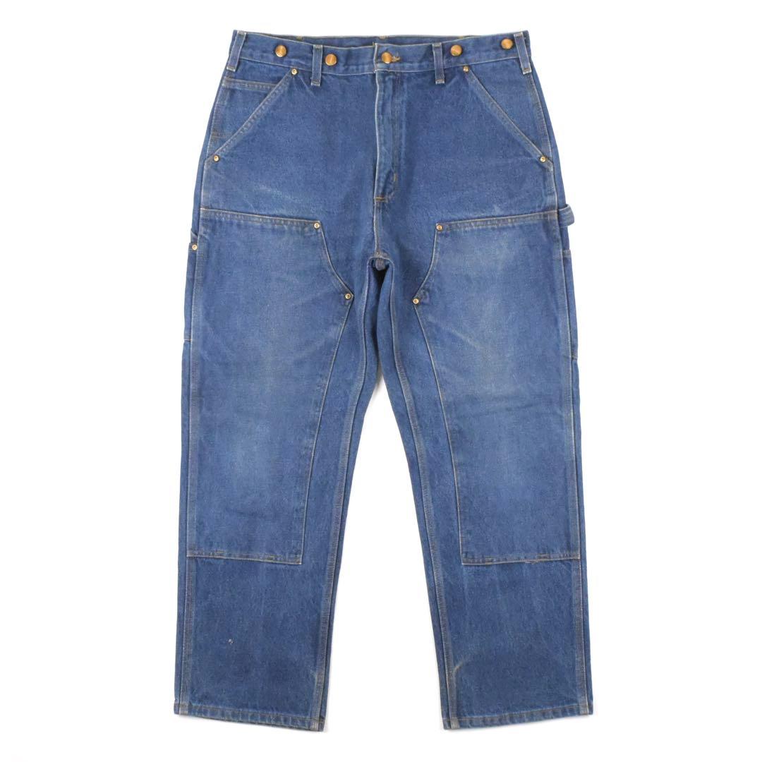 Carhartt Double Knee Pants 34×30 カーハート 青