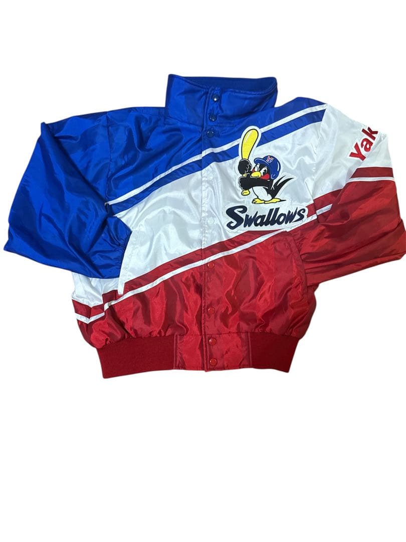 当時物 デサント98年ヤクルト スワローズ グランドコート Mサイズ