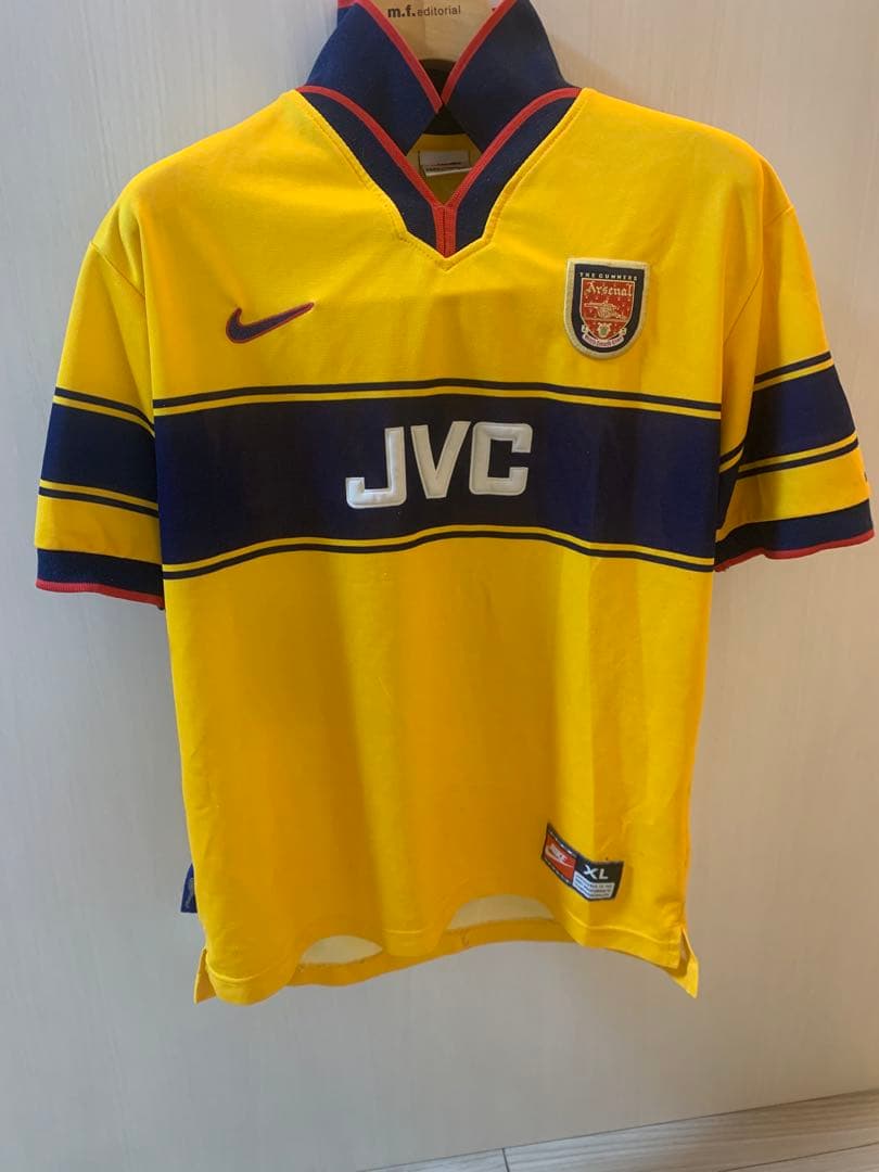 【写真追加】NIKE ユニフォーム　レトロ　アーセナル　サッカー