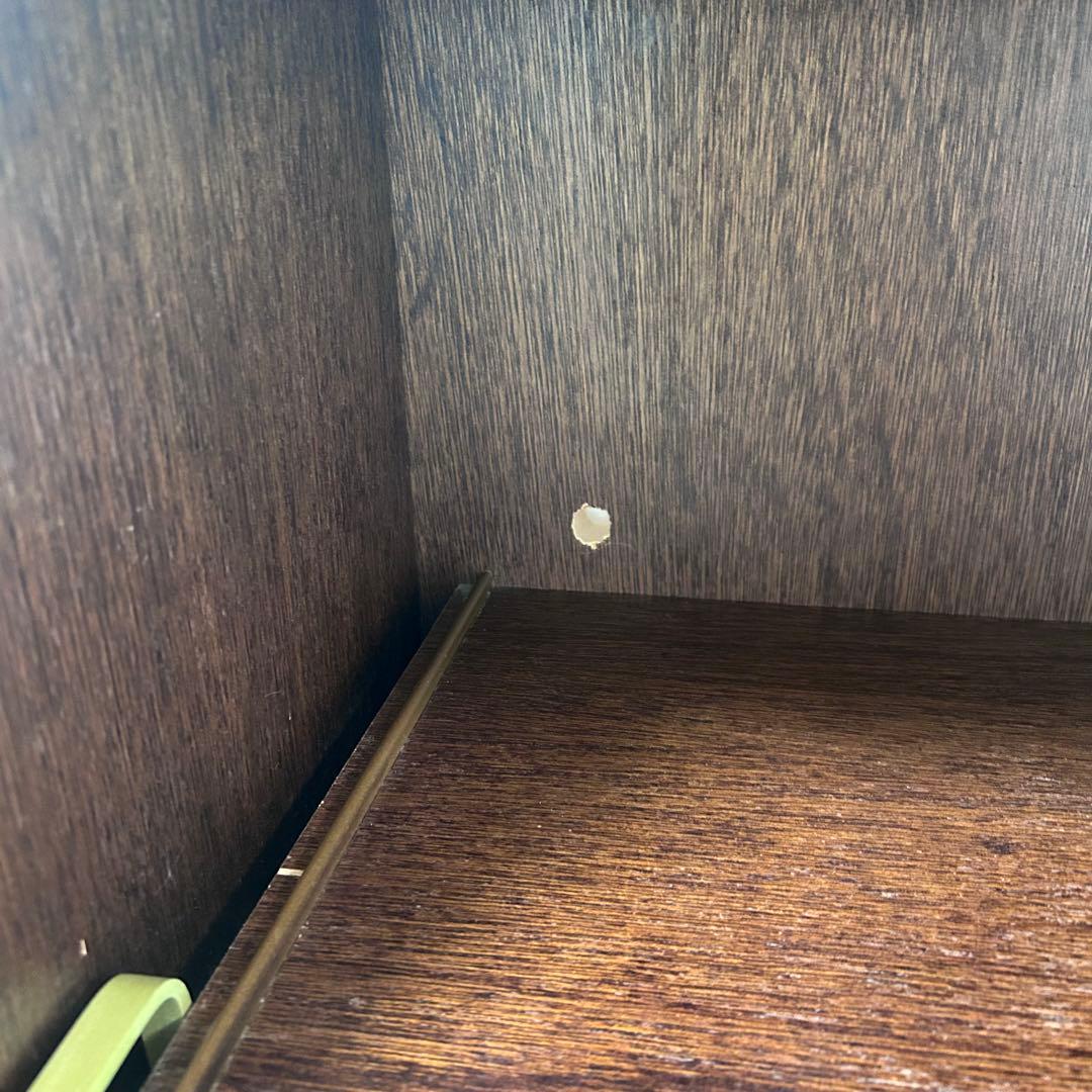 希少　大雪木工　アンティーク　ライティングビューロー　キャビネット　フルート30