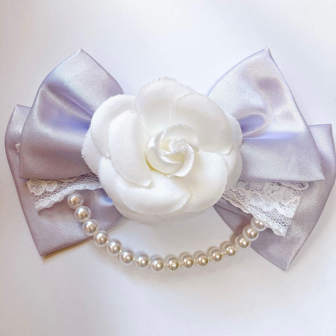 120size ラベンダー×ホワイト セレモニー 入学 卒園 フォーマル