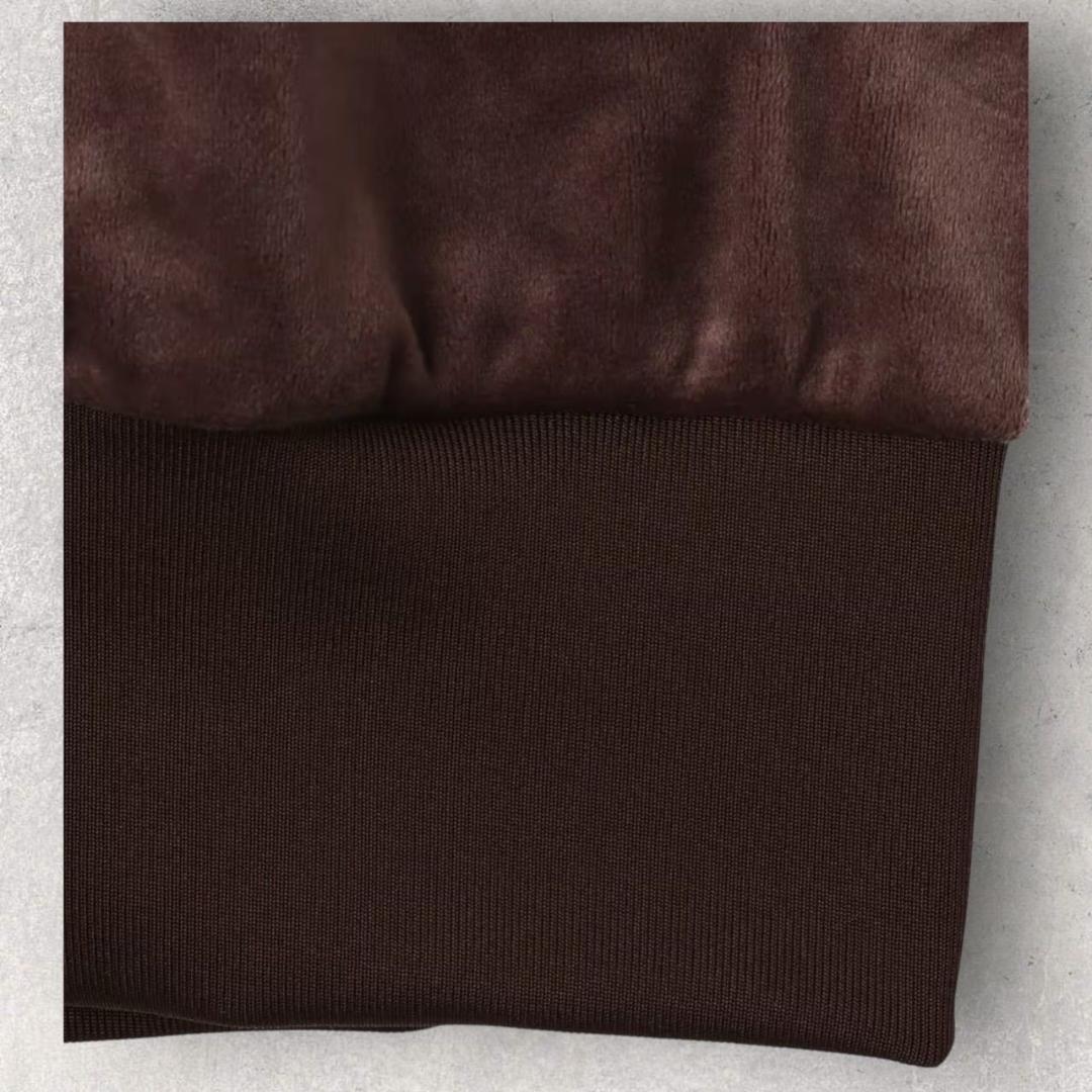 新品 アディダス ファイヤーバード トラックトップ ベロア XL ブラウン