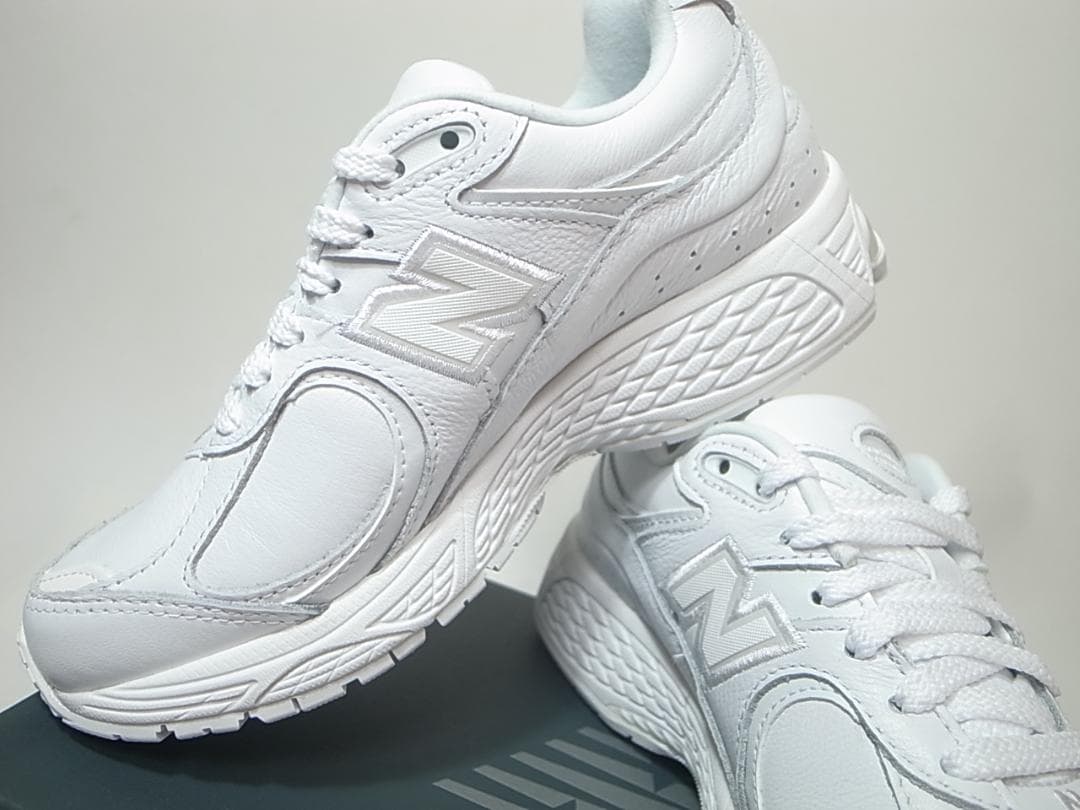 オールレザーML2002RI新品22.5cmトリプルWHITE白 オールホワイト