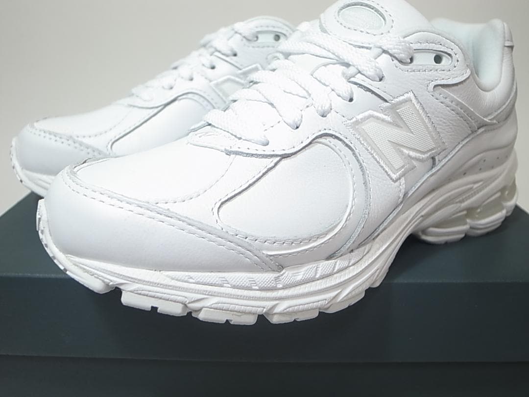 オールレザーML2002RI新品22.5cmトリプルWHITE白 オールホワイト