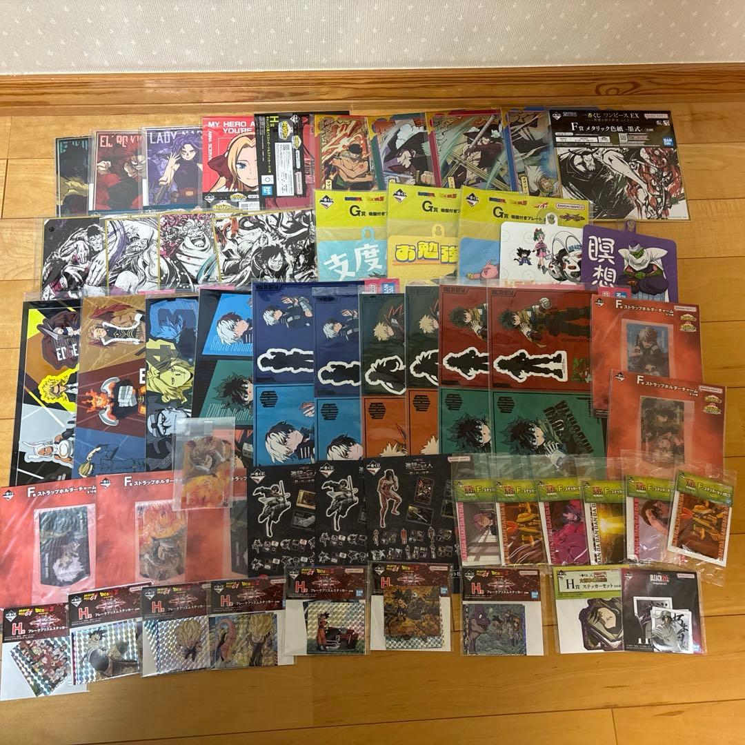 一番くじ下位賞等アニメグッズ約280点まとめ売り