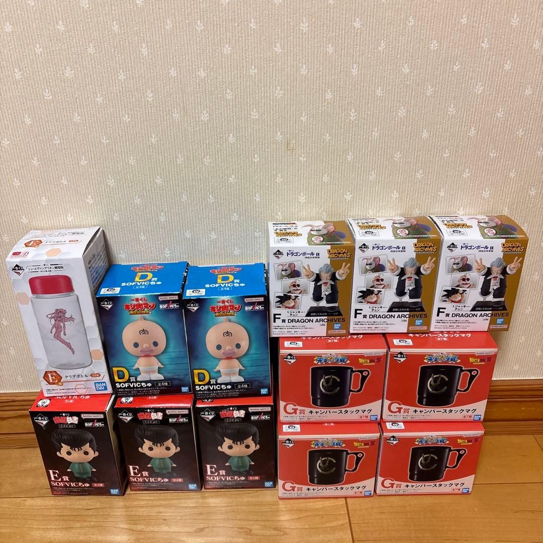 一番くじ下位賞等アニメグッズ約280点まとめ売り