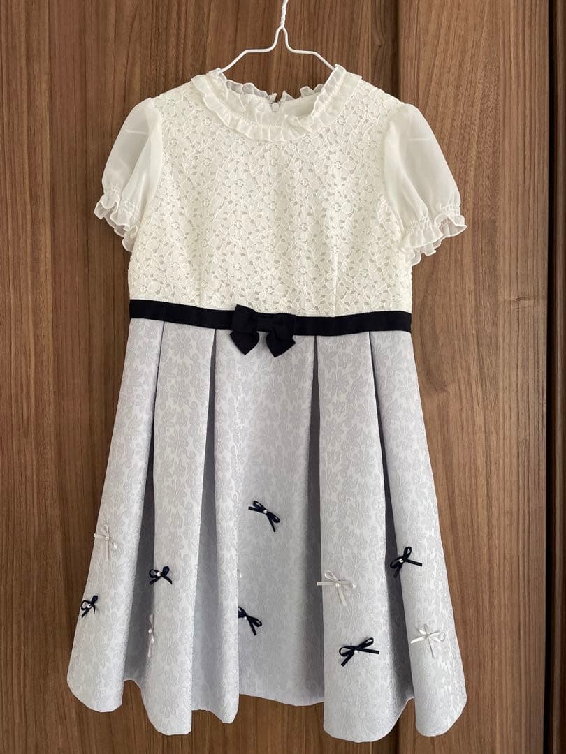 フォーマルワンピース120サイズ　ローファー18.5cm〜19cm